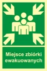 Miejsce zbiórki ewakuowanych - znak ewakuacyjny - AC056