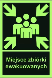 Miejsce zbiórki ewakuowanych - znak ewakuacyjny - AC056