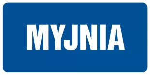 Myjnia - znak informacyjny - PB084