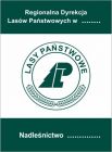 Nadleśnictwo - tablica znak do oznaczania terenu jednostki, lasy państwowe