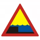 Nagły uskok - znak, kąpieliska - OH005