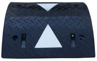 Najazd kablowy, próg, najazd na kable - 2 kanałowy drogowy gumowy Heavy 40T, 2x kanał 8cm