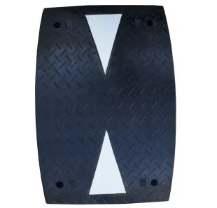 Najazd kablowy, próg, najazd na kable - 2 kanałowy drogowy gumowy Heavy 40T, 2x kanał 8cm