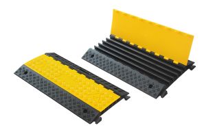 Najazd kablowy, próg, najazd na kable - 5 kanałowy drogowy 90x50x7 cm