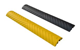 Najazd kablowy, próg, najazd na kable gumowy drogowy 120x21x6,5 cm, zabezpieczenie osłona - czarna