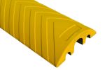 Najazd kablowy, próg, najazd na kable gumowy drogowy 120x21x6,5 cm, zabezpieczenie osłona - żółta - Najazdy kablowe – do czego służą i w jakich miejscach się sprawdzą?
