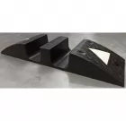 Najazd kablowy, próg, najazd na kable gumowy drogowy Heavy 40T, 2x kanał 12cm