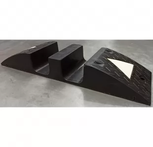 Najazd kablowy, próg, najazd na kable gumowy drogowy Heavy 40T, 2x kanał 12cm