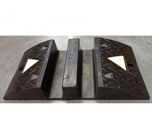 Najazd kablowy, próg, najazd na kable gumowy drogowy Heavy 40T, 2x kanał 7,5cm