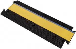 Najazd kablowy, próg, najazd na kable PCV 100x40x6 cm - 2 lub 3 komorowy ochraniacz kabli drogowy