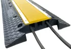 Najazd kablowy, próg, przejazd przez kable PCV 100x40x6 cm - 2 lub 3 komorowy ochraniacz kabli drogowy