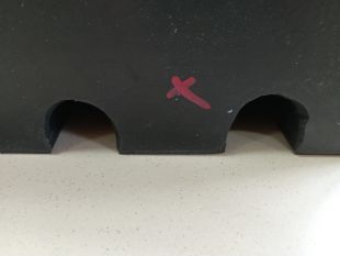 Najazd krawężnikowy, podjazd pod krawężnik 15cm - gumowy