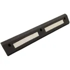 Najazd krawężnikowy, podjazd pod krawężnik - gumowy, elastyczny - 100x14x10 cm - czarny