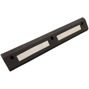 Najazd krawężnikowy, podjazd pod krawężnik - gumowy, elastyczny - 100x14x10 cm - czarny