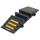 Najazd, ochraniacz na węże strażackie, odblaski, gumowy drogowy 85,5x30x8,5 cm, zabezpieczenie osłona