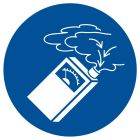 Nakaz stosowania detektora gazu - znak bhp nakazujący - GJM048