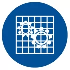 Nakaz stosowania osłony - znak bhp nakazujący - GJM027