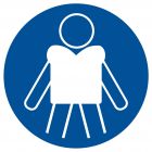 Nakaz zakładania kamizelek ratunkowych - znak, kąpieliska - OH020
