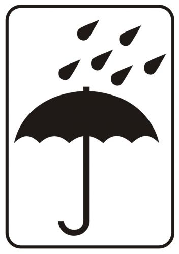 Naklejka ADR - Chronić przed wilgocią - MA002 - Chronić przed wilgocią – znak manipulacyjny do oznakowania przesyłek