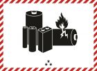 Naklejka ADR - Oznaczenie akumulatora dla ogniw lub akumulatorów litowo-jonowych albo z litem metalicznym - MA001a