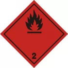 Naklejka ADR podklasa nr 2.1 - Gazy palne. Klasa 2 - MB105