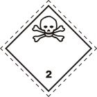 Naklejka ADR podklasa nr 2.3 - Gazy trujące. Klasa 2 - MB109