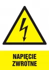 Napięcie zwrotne - znak elektryczny