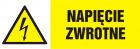 Napięcie zwrotne - znak elektryczny