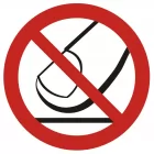 Nie dotykać - znak bhp zakazujący - GB010