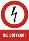 Nie dotykać! - znak sieci elektrycznych - HC007