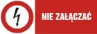 Nie załączać - znak elektryczny