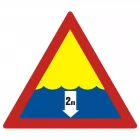 Niebezpieczna głębokość - znak, kąpieliska - OH003