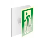 Nośnik kwadratowych znaków 3D gięty typu chorągiewka