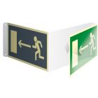 Nośnik prostokątnych znaków 3D gięty