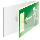 Nośnik prostokątnych znaków 3D gięty typu chorągiewka