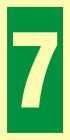 Numer stacji ewakuacyjnych 7 - znak morski - FE008