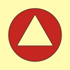 Obszar monitorowany przez wykrywacze gazu - znak morski - FI127