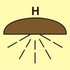 Obszar/zespół obsz. chronionych syst. ppoż.(H-gaz) - znak morski - FI111