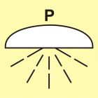 Obszar/zespół obsz. chronionych syst. ppoż.(P-proszek) - znak morski - FI112