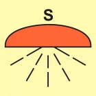Obszar/zespół obsz. chronionych syst. ppoż.(S-tryskacz) - znak morski - FI114