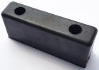 Odbojnik, odbój, zderzak parkingowy, rampowy gumowy 20x5x8cm