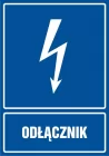 Odłącznik - znak elektryczny