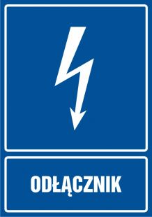 Odłącznik - znak elektryczny