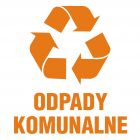Odpady komunalne 1 - znak informacyjny, segregacja śmieci - PA056