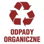 Odpady organiczne 1 - znak informacyjny, segregacja śmieci - PA057