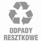 Odpady resztkowe - znak informacyjny, segregacja śmieci - PA064