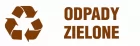 Odpady zielone - znak informacyjny, segregacja śmieci - PA084