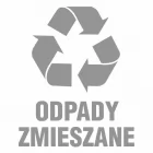 Odpady zmieszane - znak informacyjny, segregacja śmieci - PA066