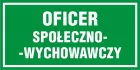 Oficer społeczno-wychowawczy - znak, tablica wojskowa - NF008