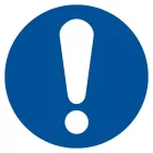 Ogólny znak nakazu - znak bhp nakazujący - GJM001